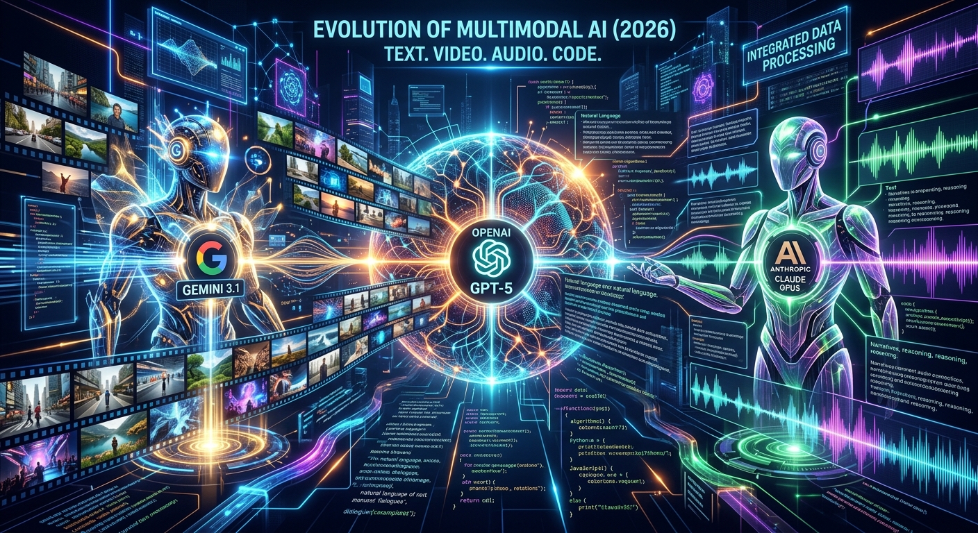 The Evolution of Multimodal AI Models in 2026: Gemini 3.1, GPT-5, and Claude Opus
